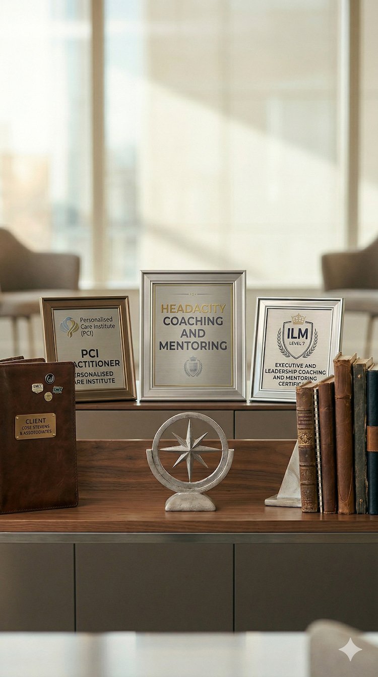 headacity coaching and mentoring credentials